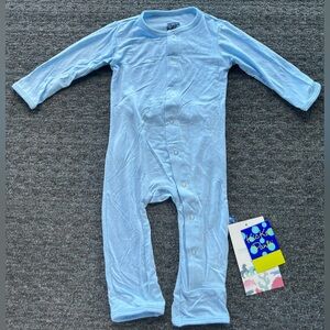 KicKee Pants Snap Bamboo Basic Coverall Romper - NWT